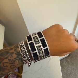 ZOPPINI Firenze Sterling & Stingray Cuff